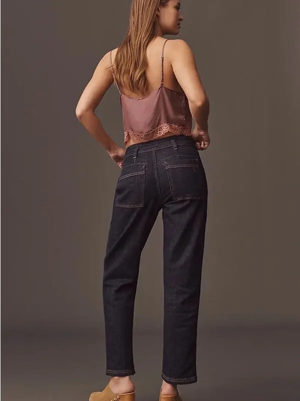 Pilcro Anthropologie Wanderer Mid-Rise Relaxed Jeans - 33P - NWOT
